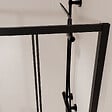 AURLANE - Ensemble portes de douche coulissantes quart de cercle Noir 90x90x185cm - BLACK SLIDE 90 - vignette