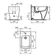 IDEAL STANDARD - Bidet sur pied i.Life B - vignette