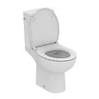 IDEAL STANDARD - WC à poser sans bride sortie horizontale TIRSO RimLS+ avec abattant frein de chute - vignette