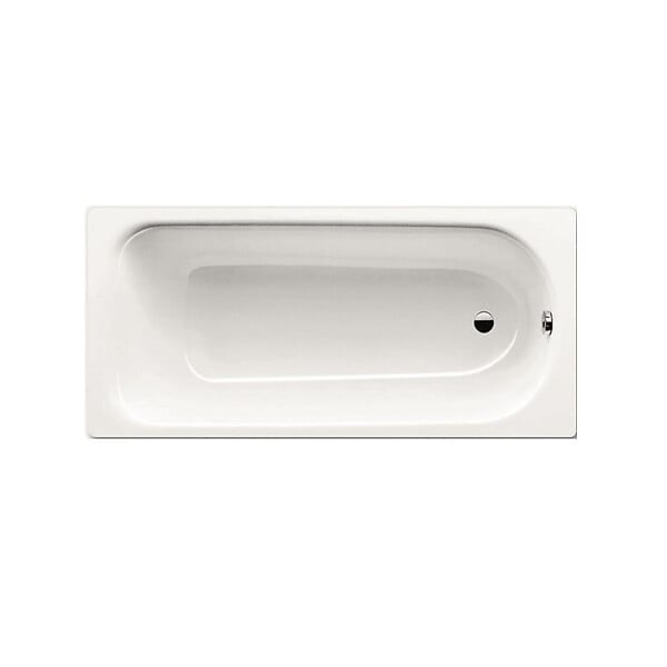 KALDEWEI - Kaldewei Eurowa 170 x 70 cm Baignoire droite 178 L en acier émaillé, sans pieds, blanc alpin (119800010001) - large