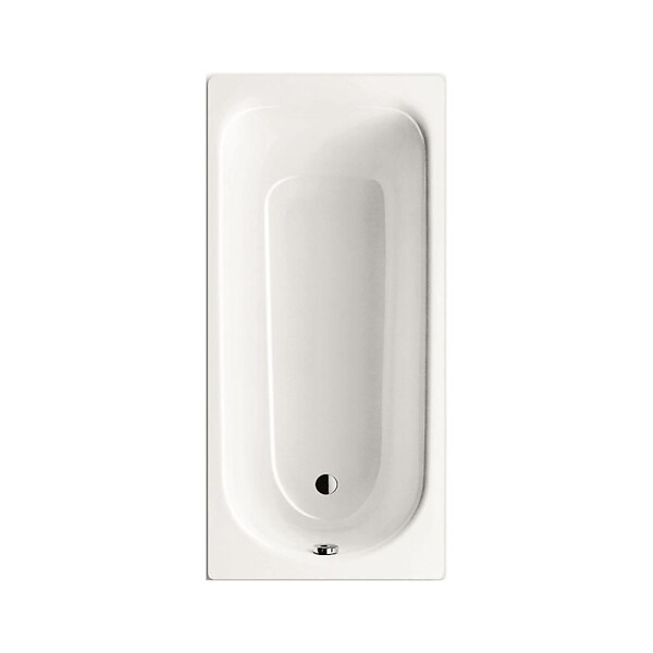 KALDEWEI - Kaldewei Eurowa 170 x 70 cm Baignoire droite 178 L en acier émaillé, sans pieds, blanc alpin (119800010001) - large