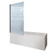 DURAVIT - Baignoire droite 170 X 75 D-Code + Pare bain AURYS Raywall noir mat gauche - vignette