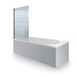 DURAVIT - Baignoire droite 170 X 70 D-Neo + Pare bain AURYS Raywall noir mat version gauche - vignette