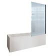 DURAVIT - Baignoire droite 160 X 70 D-Code + Pare bain AURYS Raywall noir mat droite - vignette