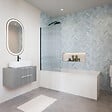 DURAVIT - Baignoire droite 160 X 70 Starck + Pare bain AURYS Raywall noir mat version gauche - vignette