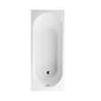 VILLEROY ET BOCH - Baignoire droite O.Novo 160 x 70 cm Blanc + Pare Bain gauche AURYS Raywall noir mat - vignette