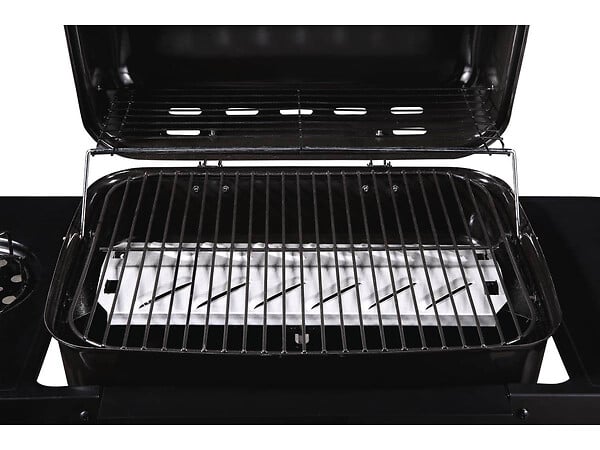 HABITAT ET JARDIN - Barbecue gaz "Party 3" - 3 brûleurs dont 1 latéral - 9.38 kW - Noir - large