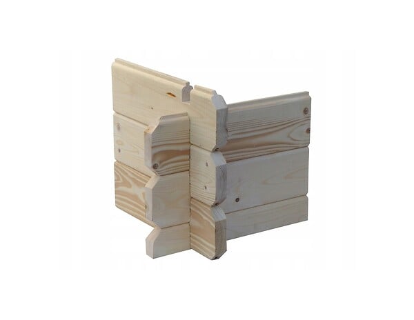ALTANKA - Abri de jardin en bois - 12m2 - 4x3m - Ep. 28mm - Couleur: naturel - DOM710 - large
