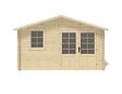 ALTANKA - Abri de jardin en bois - 12m2 - 4x3m - Ep. 28mm - Couleur: naturel - DOM710 - vignette