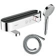 HANSGROHE - Pack mitigeur bain douche thermostatique ShowerTablet Select + Flexible Isiflex + Pommeau de douche Vernis Blend Chromé - vignette