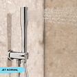 GROHE - Pack mitigeur bain thermostatique Grohtherm 2000 + Douchette 1 jet Vitalio Get Stick + Flexible et support de douche - vignette