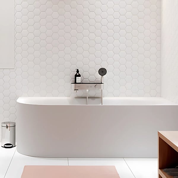 HANSGROHE - Pack mitigeur bain douche thermostatique ShowerTablet Select + Flexible Isiflex + Pommeau de douche Pulsify Select 3 jets Chromé - large