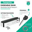HANSGROHE - Pack mitigeur bain douche thermostatique ShowerTablet Select + Flexible Isiflex + Pommeau de douche Pulsify Select 3 jets Chromé - vignette