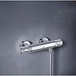 GROHE - Mitigeur douche thermostatique Precision Feel + Ensemble de douche Start 2 jets avec barre + Panier porte-savon - vignette