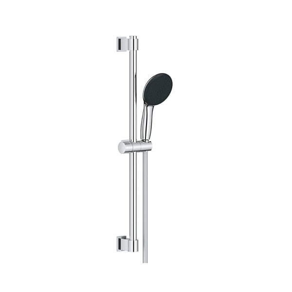 GROHE - Mitigeur douche thermostatique Precision Feel + Ensemble de douche Start 2 jets avec barre + Panier porte-savon - large