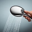GROHE - Mitigeur douche thermostatique Precision Feel + Ensemble de douche Start 2 jets avec barre + Panier douche - vignette