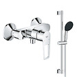GROHE - Pack mitigeur douche mécanique StartLoop + Ensemble de douche Start 2 jets avec barre Chromé - vignette