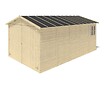 ALTANKA - Garage en bois - 14.94m2 - 3.05x4.93m - Ep. 18mm - couleur: naturel - GAR28 - vignette