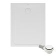 VILLEROY ET BOCH - Receveur de douche antidérapant 100 x 80  Lifetime Plus Cerasoft céramique blanc + Bonde blanc - vignette