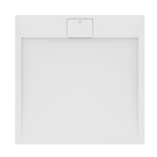 IDEAL STANDARD - Receveur de douche antidérapant Ultra Flat S I.Life recoupable avec bonde longueur 80 x 80 - large