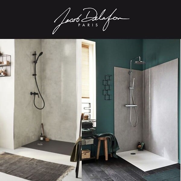 JACOB DELAFON - Receveur 140 x 80 Ipso acrylique rectangle blanc - large