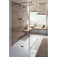 VILLEROY ET BOCH - Villeroy & Boch Lifetime Plus Receveur rectangulaire antidérapant en céramique, extra plat, 140x80x3.5cm, Blanc (6223S301) - vignette
