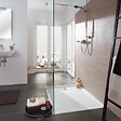 VILLEROY ET BOCH - Villeroy & Boch Lifetime Plus Receveur rectangulaire antidérapant en céramique, extra plat, 140x80x3.5cm, Blanc (6223S301) - vignette