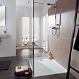 VILLEROY ET BOCH - Receveur de douche antidérapant 120 x 90  Lifetime Plus Cerasoft céramique blanc + Bonde chromé brossé - vignette