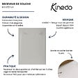 KINEDO - Receveur de douche Kinediva extra-plat 180x100 Blanc - vignette