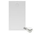 VILLEROY ET BOCH - Receveur de douche antidérapant 140 x 90  Lifetime Plus Cerasoft céramique blanc + Bonde blanc - vignette