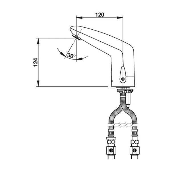 PRESTO - Mitigeur optoélectrique VOLTA- réf : 55160 - large