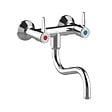 PRESTO - Robinet de cuisine mural Chef Chrome - vignette