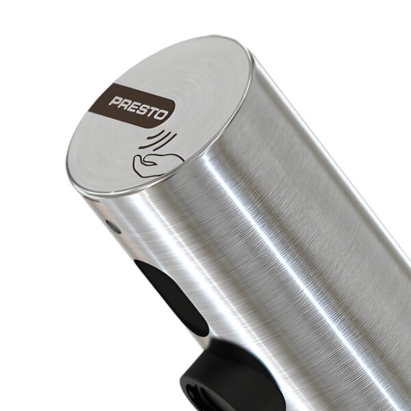 PRESTO - Mitigeur infrarouge sur plage avec RA pour lavabo Linea inox brossé - large