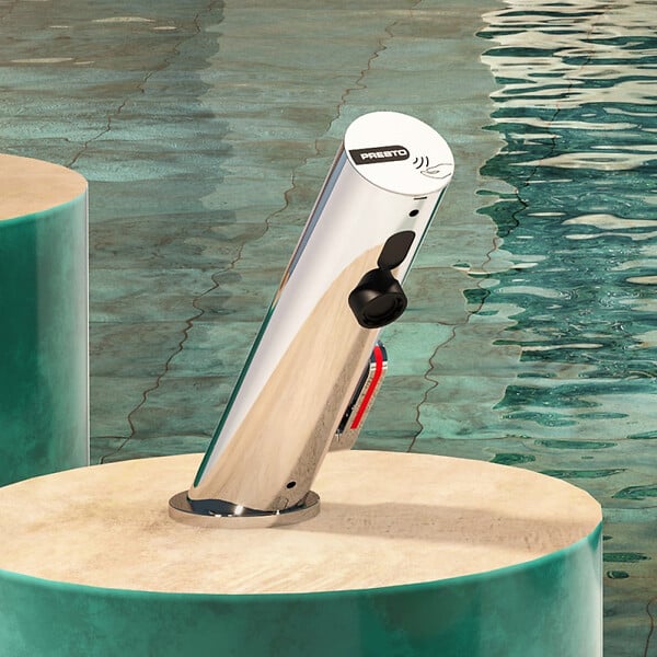 PRESTO - Mitigeur infrarouge sur plage avec RA pour lavabo Linea chromé - large