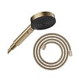 HANSGROHE - Pommeau de douche Pulsify Select EcoSmart 105 3 jets relaxation + Flexible 200 cm Designflex Bronze brossé - vignette