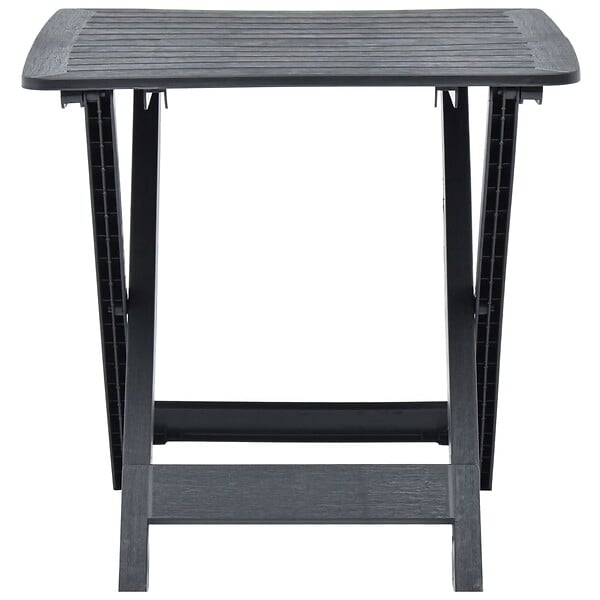 VIDAXL - vidaXL Table pliable de jardin Anthracite 79x72x70 cm Plastique - large