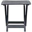 VIDAXL - vidaXL Table pliable de jardin Anthracite 79x72x70 cm Plastique - vignette