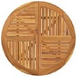 VIDAXL - vidaXL Table de jardin Ø 85 cm Bois d'acacia solide - vignette