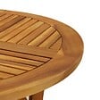 VIDAXL - vidaXL Table de jardin Ø 85 cm Bois d'acacia solide - vignette