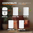 BESTHERM - Filtre à charbon actif pour déshumidificateurs ATHEA 20L & FERYEL 24L – BESTHERM -Antibactérien & désodorisant - vignette