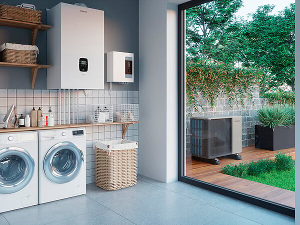 ATLANTIC - Pompe à chaleur hybride murale monobloc gaz Hybea 6 kW Duo 25 kW - ATLANTIC - 527435 - large