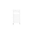 THERMOR - Sèche-serviettes eau chaude Riva 4 étroit 314W avec collecteurs blanc brillant - THERMOR - 471605 - vignette