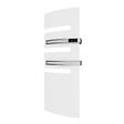 ATLANTIC - Sèche-serviettes connecté Serenis Premium mât à gauche 750W + soufflerie 1000W blanc brillant - ATLANTIC - 850668 - vignette