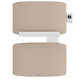 ATLANTIC - Radiateur sèche-serviettes connecté Amarilis mât à droite 430W beige/blanc - ATLANTIC - 862583 - vignette