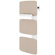 ATLANTIC - Radiateur sèche-serviettes connecté Amarilis mât à droite 650W beige/blanc - ATLANTIC - 862577 - vignette