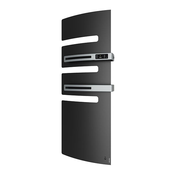 ATLANTIC - Sèche-serviettes connecté Serenis Premium mât à gauche 750W + soufflerie 1000W anthracite - ATLANTIC - 850666 - large