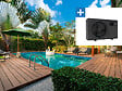 HABITAT ET JARDIN - Piscine bois rectangle " Panama 130 "- 6.20 x 4.10 x 1.31 m + Pompe à chaleur 6 kw/h inverter "PowerLine by Hayward" - Noir - vignette