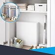 ATOLE - Cache nourrice plomberie ATOLE en acier Blanc - Largeur fixe - Taille 6 - vignette
