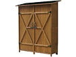 HABITAT ET JARDIN - Armoire de jardin "Espacio" - 140 x 49 x 162 cm - Marron - vignette