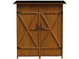 HABITAT ET JARDIN - Armoire de jardin "Espacio" - 140 x 49 x 162 cm - Marron - vignette